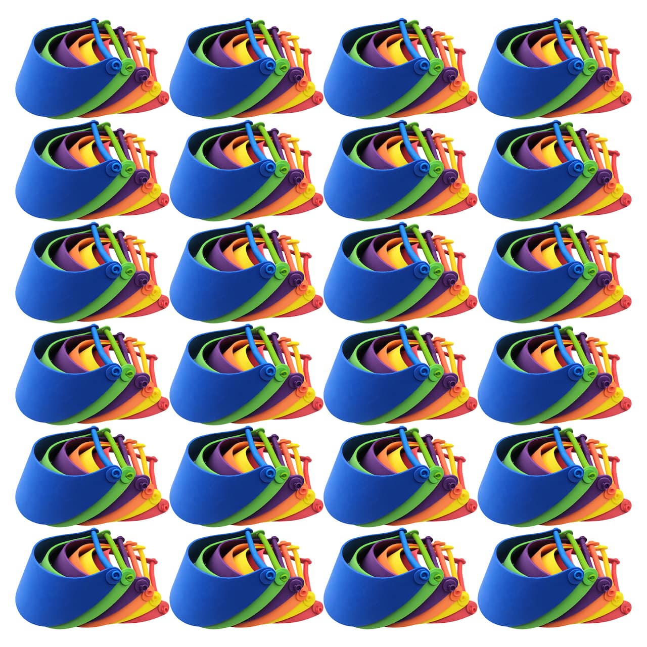 24 Packs: 6 ct. (144 total) Foam Visors by Creatology™